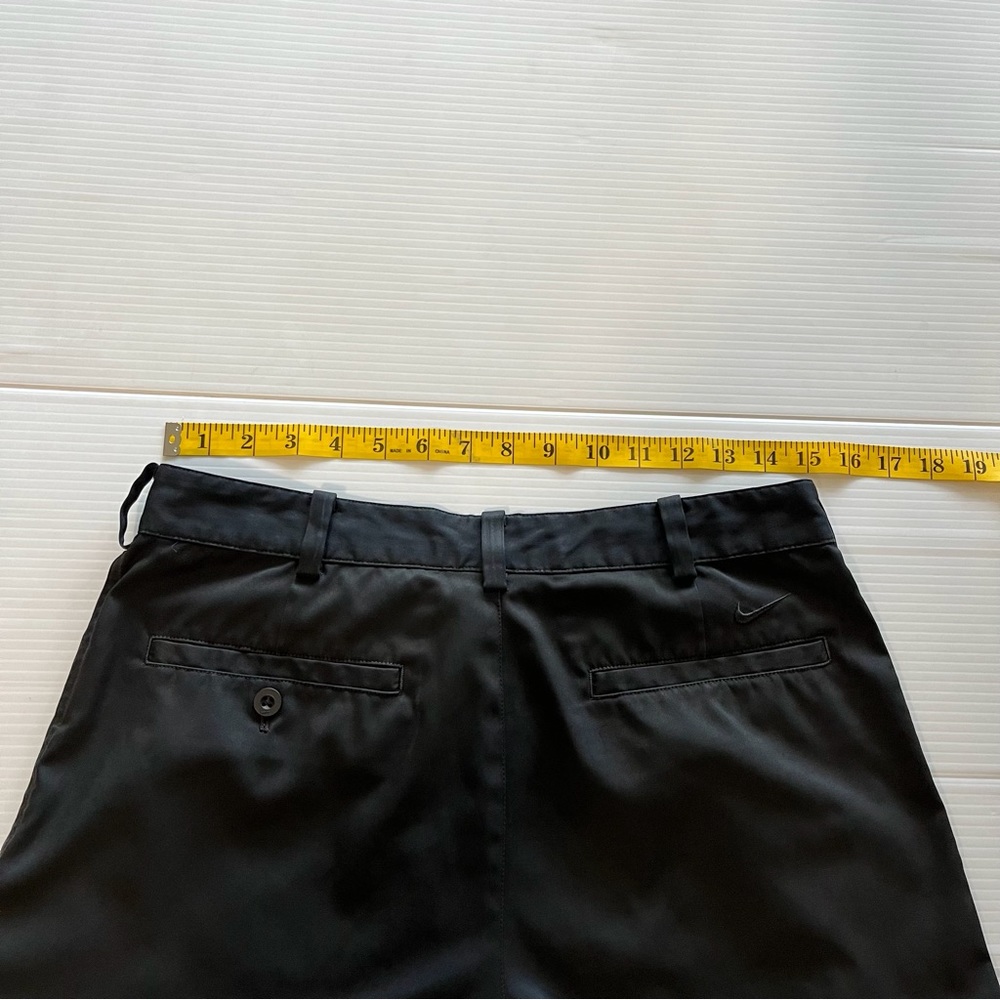 NIKEGolf Dri-Fit Men’s Black Shorts Flat Front Size 30 - Picture 8 of 11